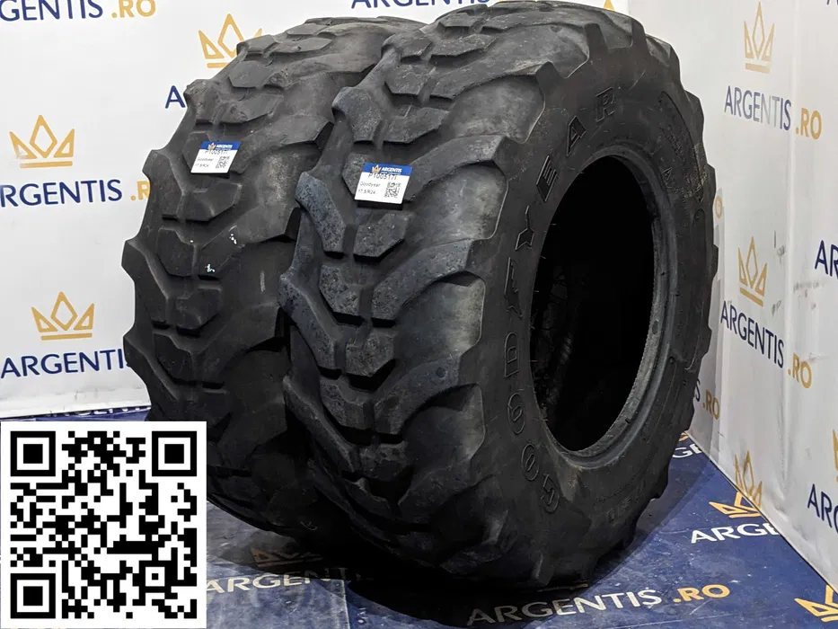Industriale - Pereche 2 anvelope 17.5/R24 (460/70/R24) Goodyear (cod P100517I)