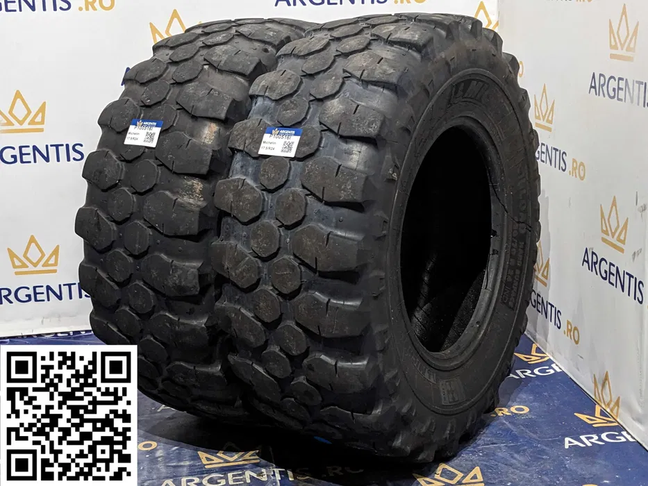 Industriale - Pereche 2 anvelope 17.5/R24 (460/70/R24) Michelin (cod P100516I)