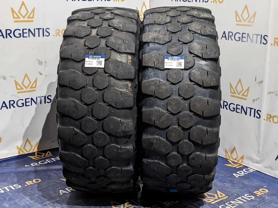 Pereche 2 anvelope 17.5/R24 (460/70/R24) Michelin (cod P100516I) [1]