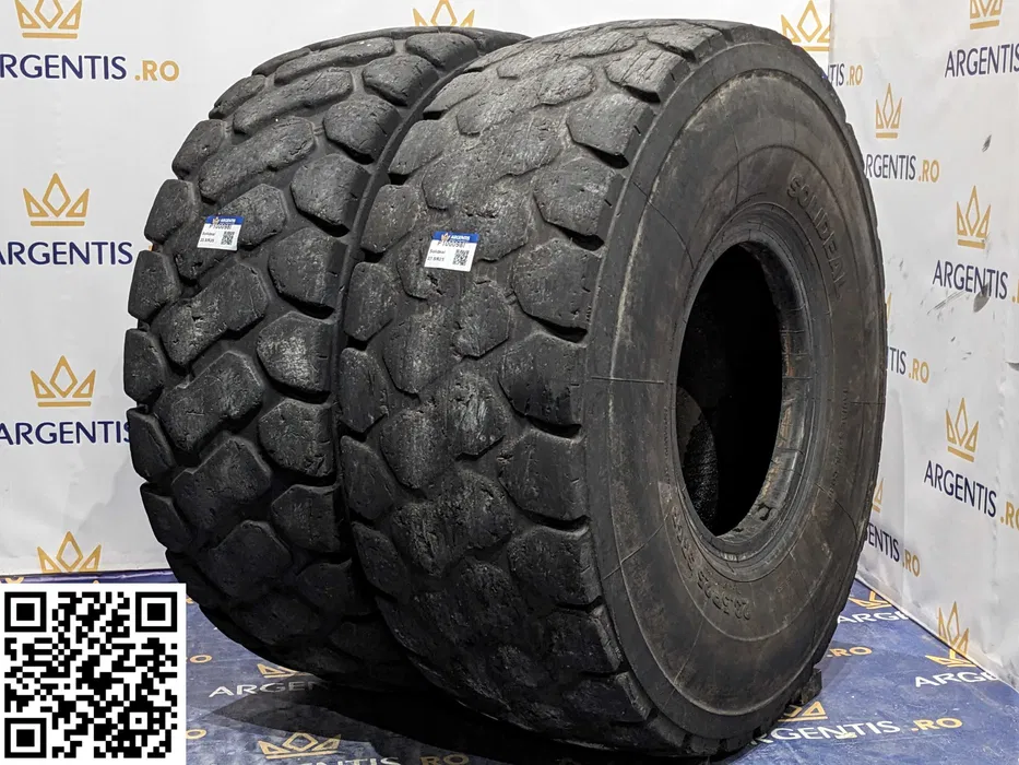 Industriale - Pereche 2 anvelope 23.5/R25 Solideal (cod P100098I)
