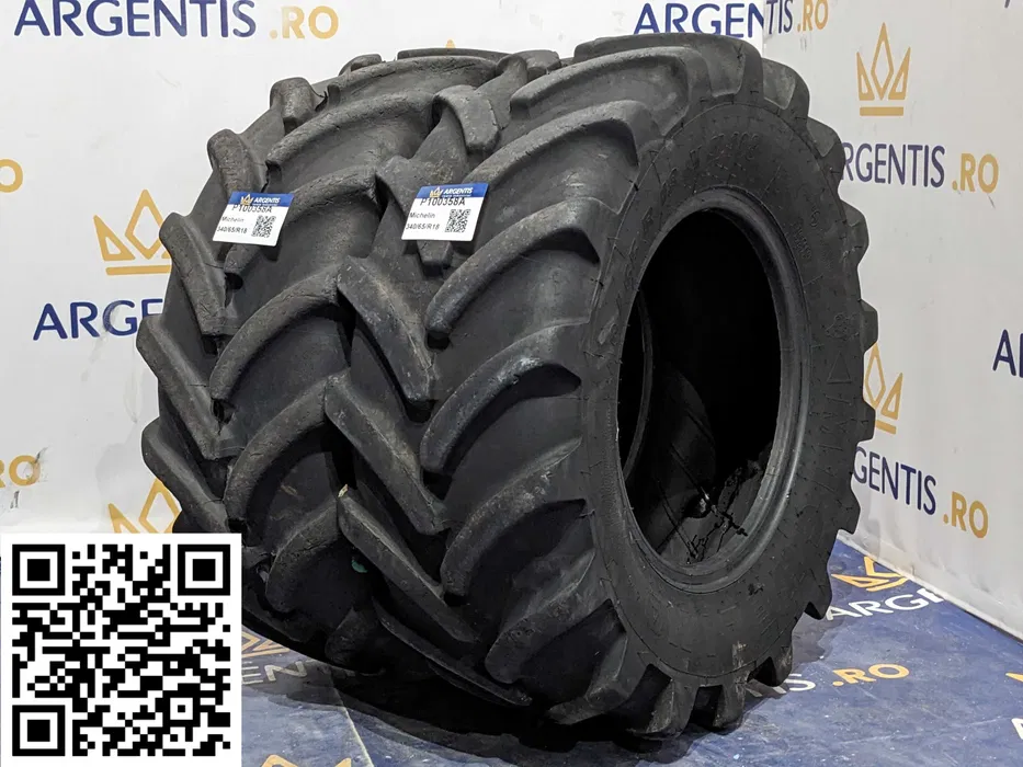 Agricole - Pereche 2 anvelope 340/65/R18 Michelin (cod P100358A)