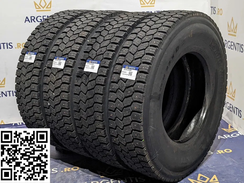 Camion - Set 4 anvelope 11R22.5(cam) Michelin (cod S101259C)