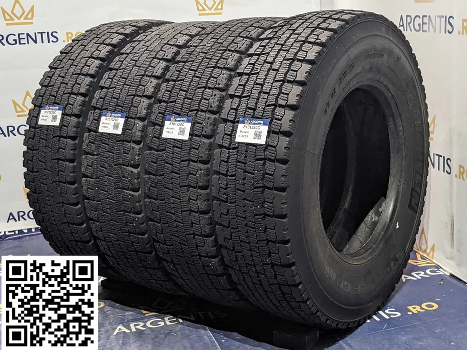 Camion - Set 4 anvelope 11R22.5 Michelin (cod S101220C)