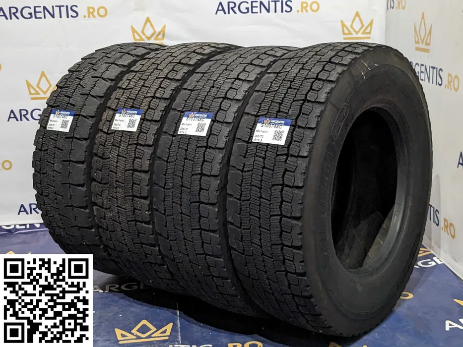 Camion - Set 4 anvelope 265/70/R19.5 Michelin (cod S100748C)