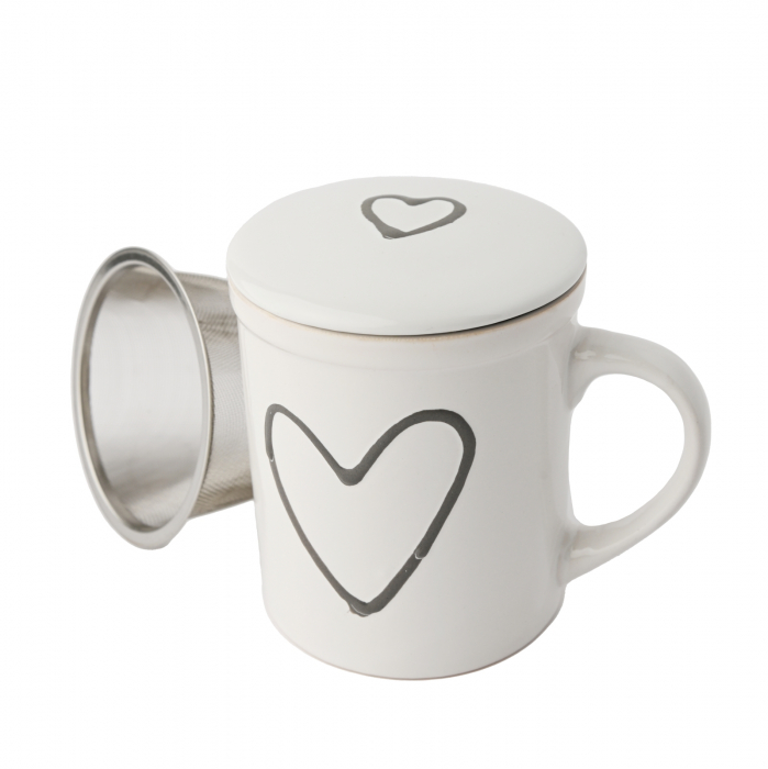 Cană cu sită și capac pentru ceai - STOC EPUIZAT [1]