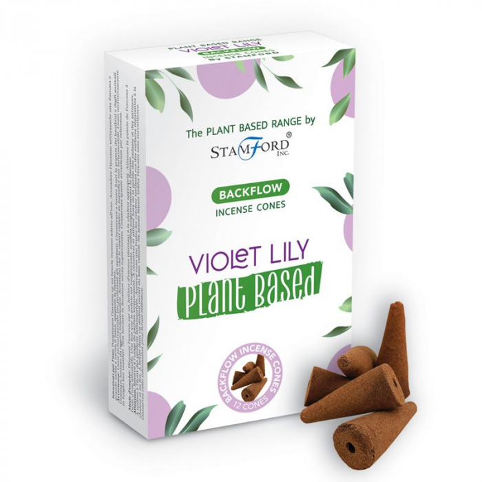 Conuri parfumate cu reflux Stamford - Violet Lily [1]