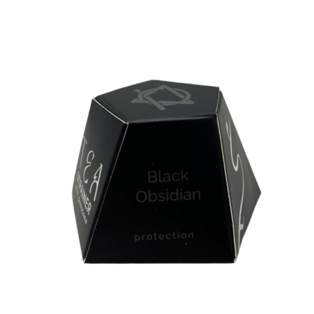 Infuzor ceai cu cristal Obsidian Negru [2]