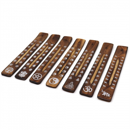 Suport bețișor parfumat din lemn de Mango [1]