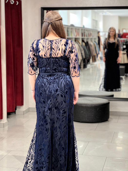 Rochie bleumarin mod.469 [5]