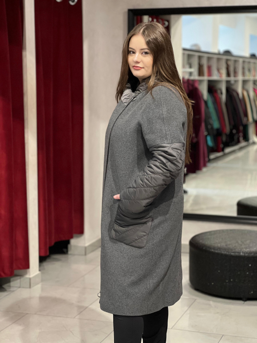 Palton gri Brenda 849 [3]