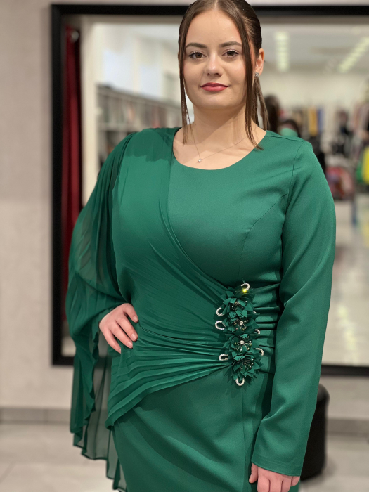 Rochie verde lungă mod. 3011 [3]