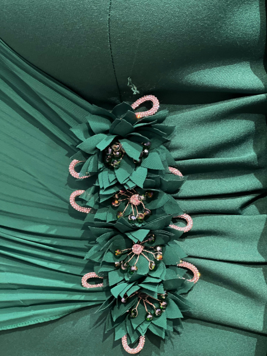 Rochie verde lungă mod. 3011 [5]