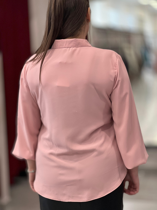 Camasa rose cu volane [7]