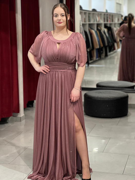Rochie lunga plamaniu 4062 [2]