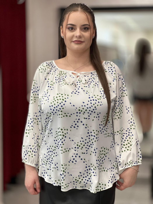 Bluza dama cu snur si punctulete [2]