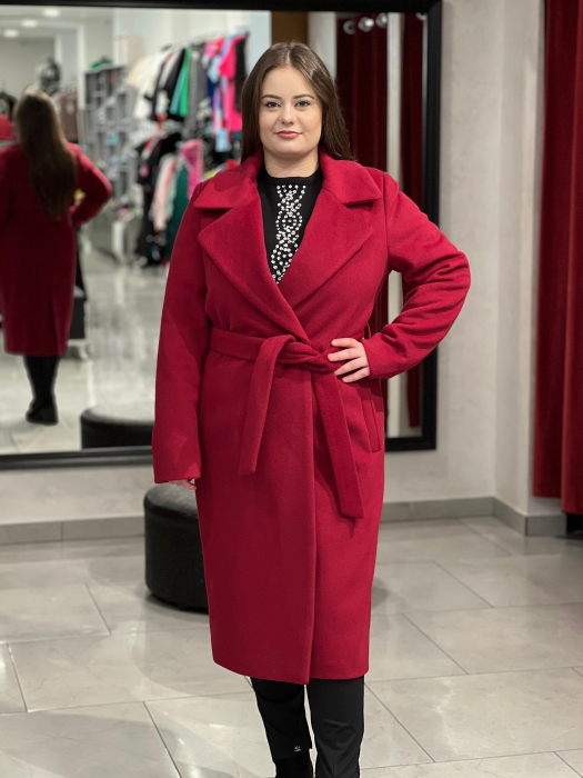Palton damă roșu Patrizia [7]