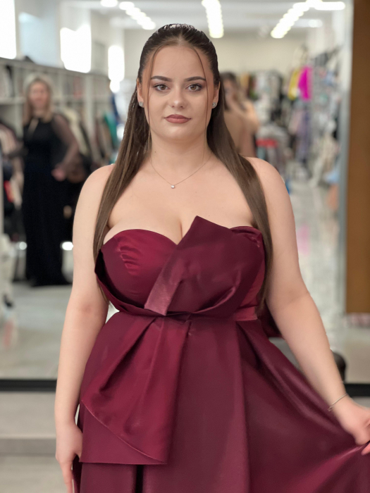 Rochie evazată cu corset 6385 [2]