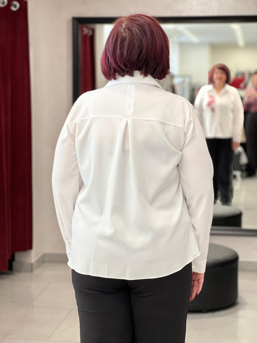 Cămașă albă cu model [3]