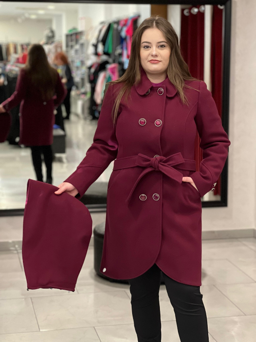 Palton bordo dama 4408 [4]