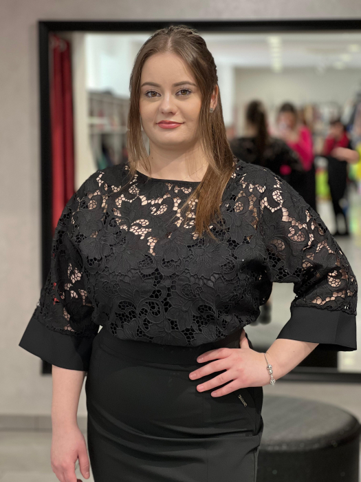 Bluză neagra dantela 11641 [1]