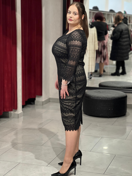 Rochie dantela neagra 892 [2]