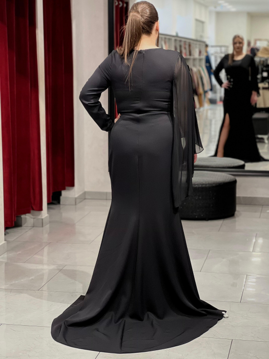 Rochie neagra lungă mod. 3011 [5]