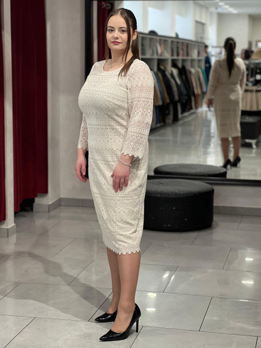 Rochie dantela crem 892 [2]