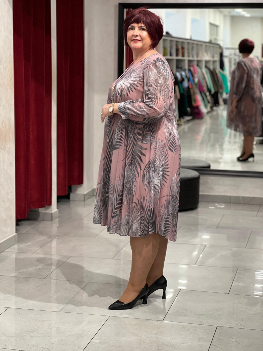 Rochie scurta cu model floral 2134 [2]