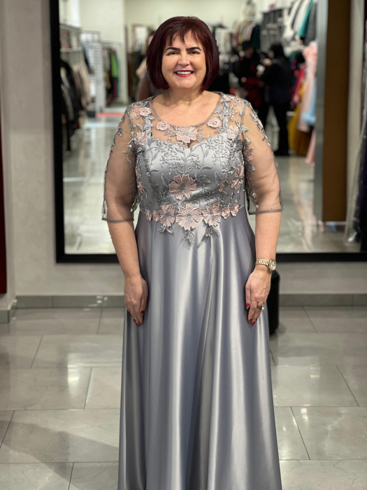 Rochie argintiu mod. 527 [2]