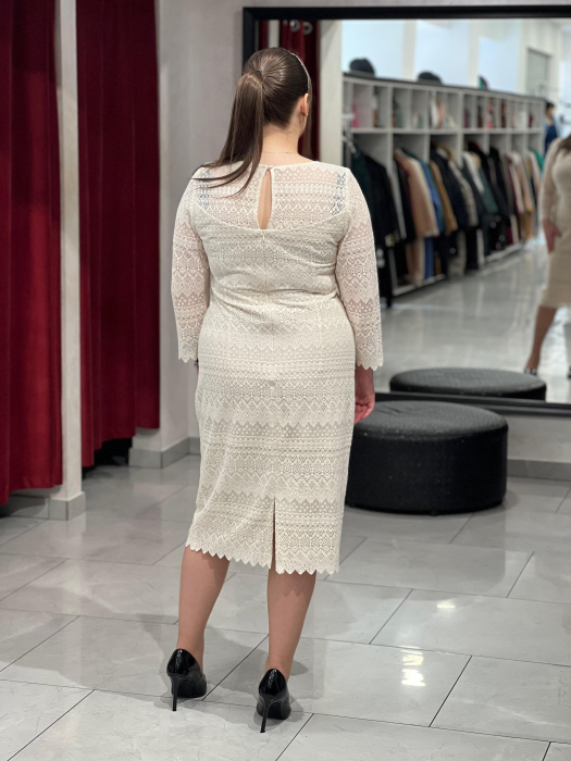 Rochie dantela crem 892 [3]