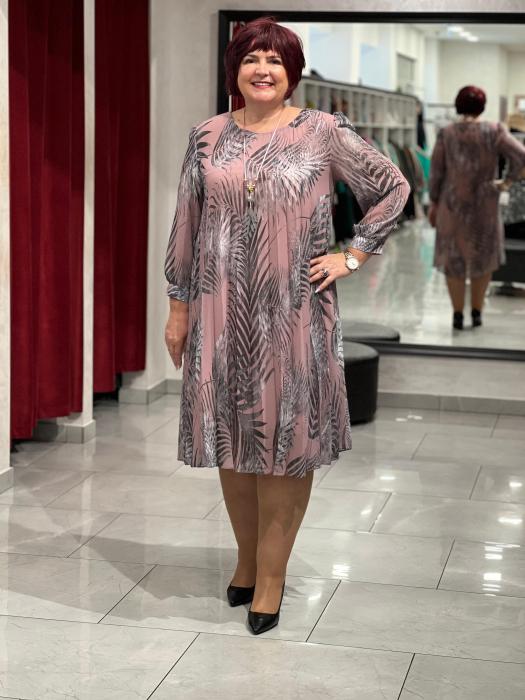 Rochie scurta cu model floral 2134 [1]