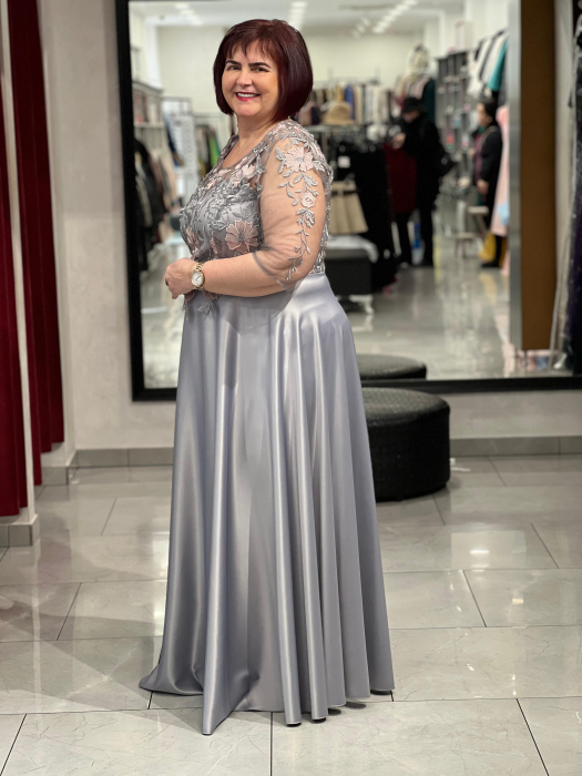 Rochie argintiu mod. 527 [3]