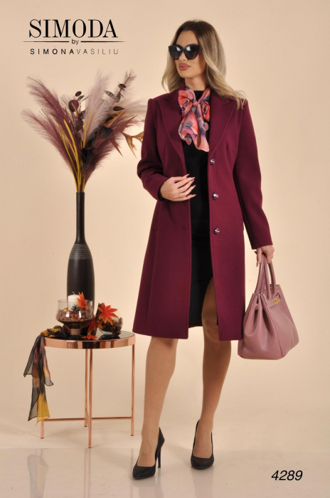Palton bordo dama 4289 [5]