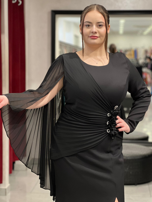 Rochie neagra lungă mod. 3011 [2]