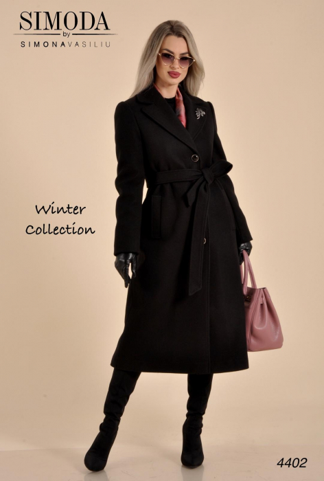 Palton negru dama 4402 [3]
