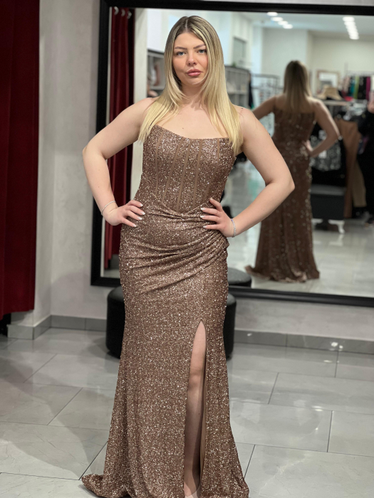 Rochie mulata aurie 7044 [3]