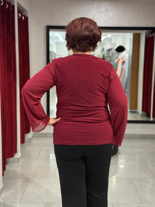 Bluză Miss visinie 045 [3]