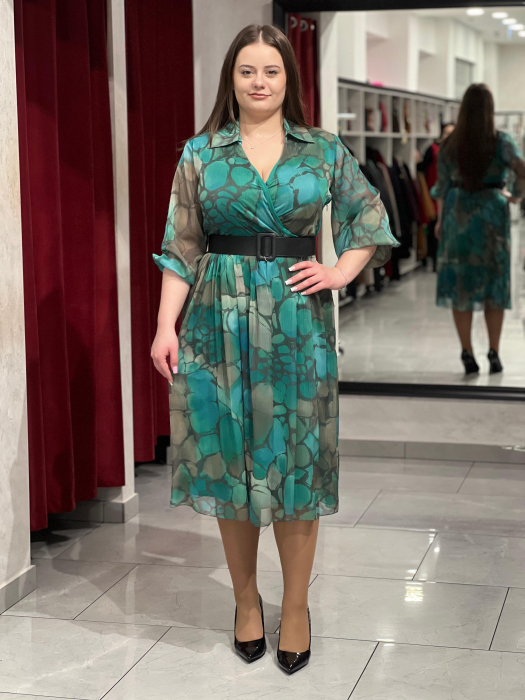 Rochie office degrade verde 1617 [1]
