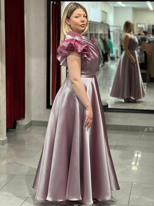 Rochie midi rose 6070 [4]