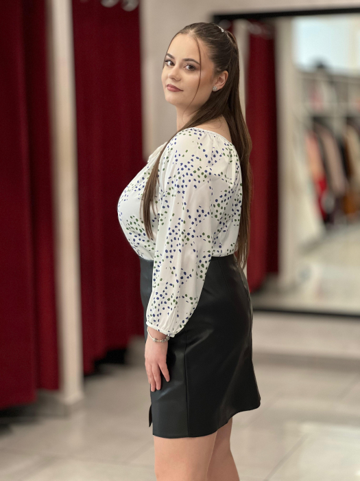 Bluza dama cu snur si punctulete [4]