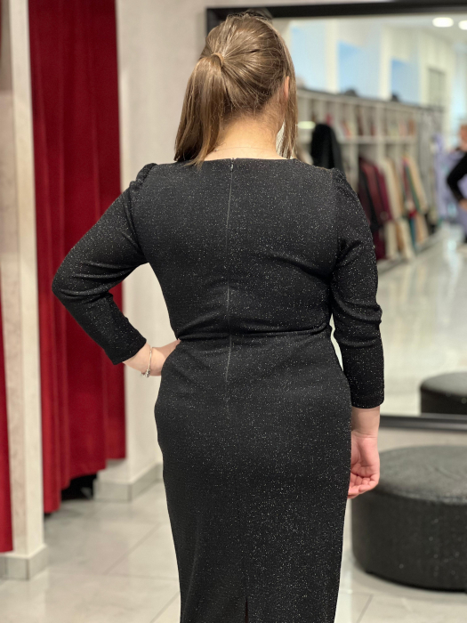Rochie neagra sclipici 961 [3]