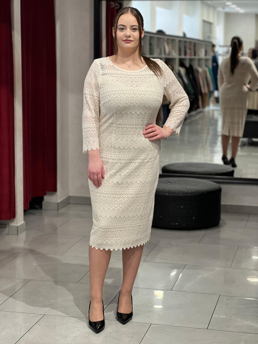 Rochie dantela crem 892 [1]