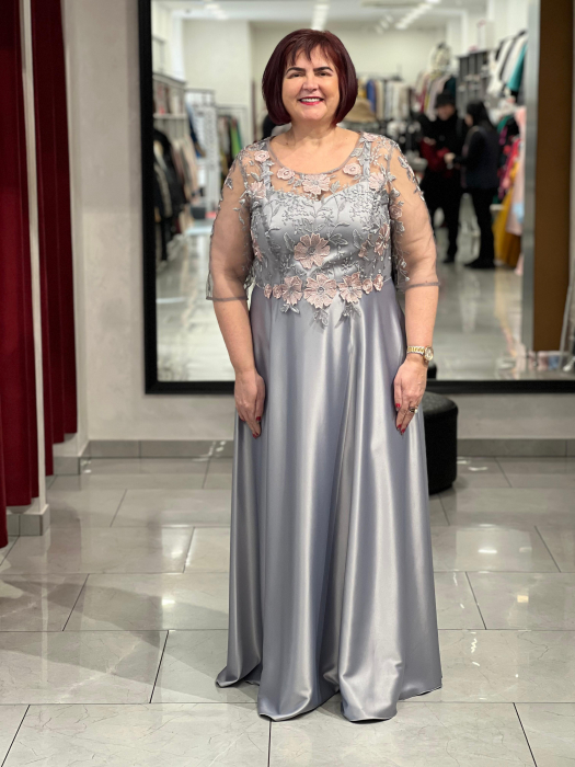 Rochie argintiu mod. 527 [1]
