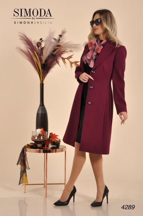 Palton bordo dama 4289 [7]