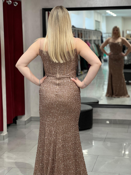 Rochie mulata aurie 7044 [4]