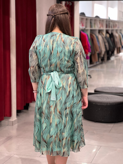 Rochie fistic cu auriu 8020 [4]
