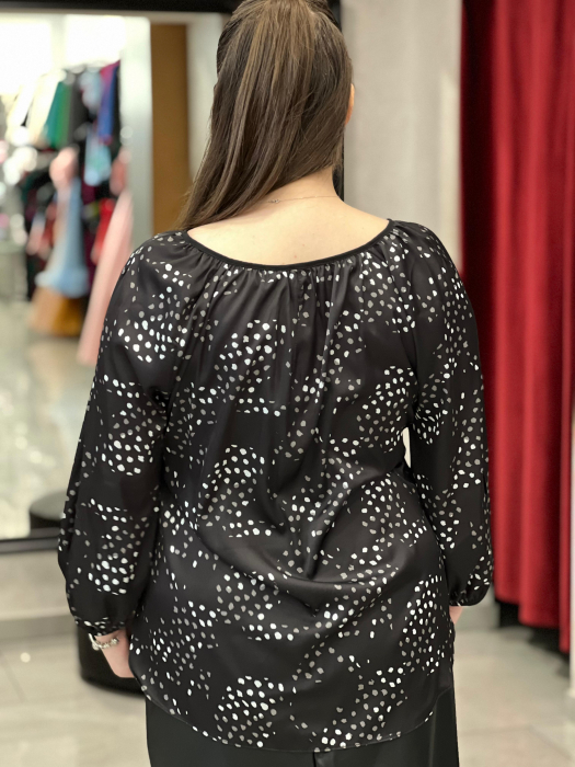 Bluza dama cu snur si punctulete [3]
