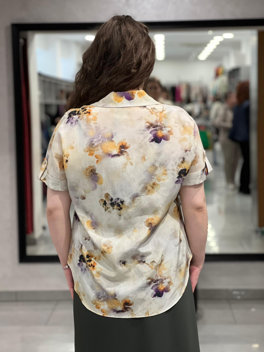 Camasa bej cu model floral 1985 [4]