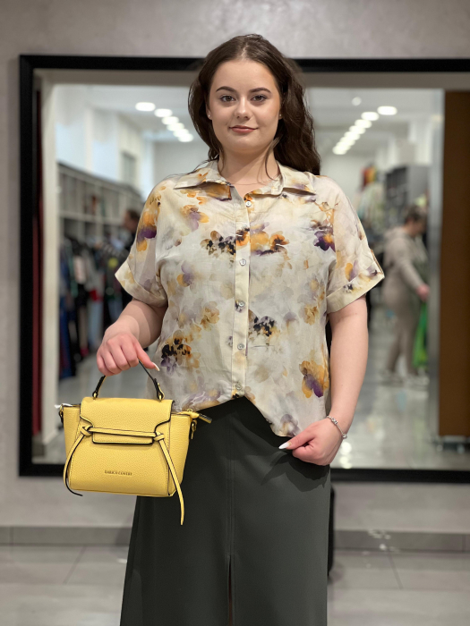 Camasa bej cu model floral 1985 [1]