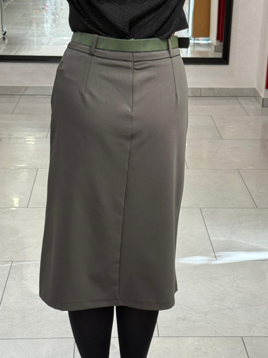 Fusta Bird kaki conica si curea 14300 [5]